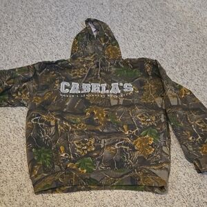 Cabela's Camouflage Womens Hoodie, size Large